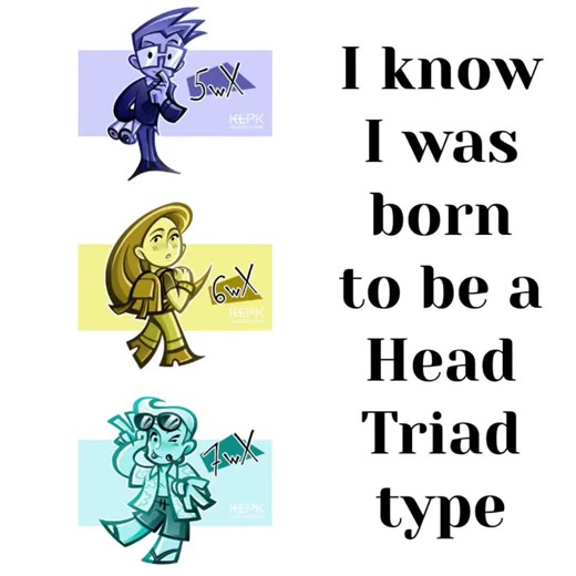 enneagram 5, 6, 7 #headtriad #enneagram #typology #эннеаграмма #типология