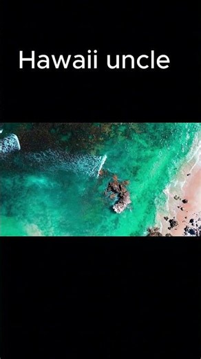 A View of Hawaii's Coastal Waves from the Sky#hawaiigolf #뒷땅김프로 #하와이캠핑 #나의노래