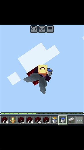 Minecraft 320 block clutch #mrbeast #minecraft #gamerfleet #herobrinegamerz #technogamerz