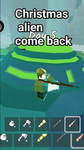 Alien Comeback in Christmas Update 🎄 | 99 Nights in the Forest Roblox|#roblox #christmas #shorts