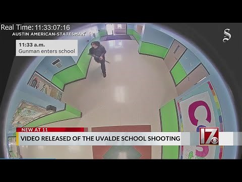 Video released of Uvalde school shooter entering Robb Elementary