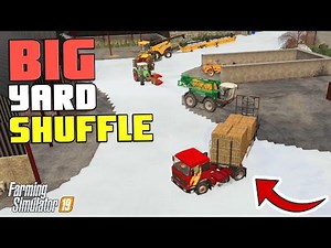 BIG YARD SHUFFLE | Chellington Farm FS19 | Episode 24