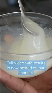 Xanthan Gum Experiment 🧪 (full video now posted)