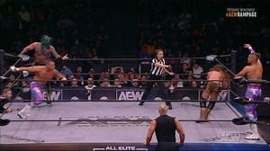 Great tag team strategy by the #GunnClub tonight on #AEWRampage! | All Elite Wrestling