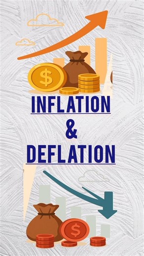 Inflation and Deflation #finance #knowledge #student #economy #youtubeshorts #shorts #subscribe