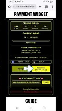 Guide: Buy Pre-Sale Satoshi Unit Coin (SUNC) Tokens on Mobile & Earn 20% with Our Referral Program