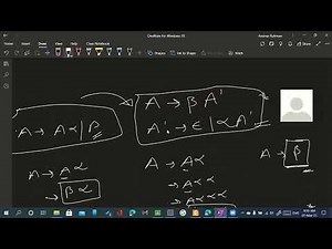 Lecture 22: Left Recursion, Left Factoring, FIRST FOLLOW