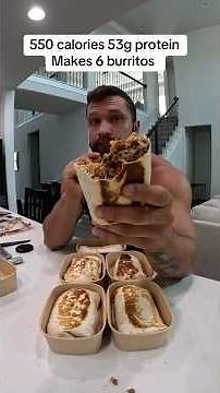 High protein, beefy cheesy burritos #madprotein #highproteindiet #cooking