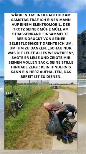 Ein stiller Held auf drei Rädern – wahre Größe zeigt sich im Dienen ❤️