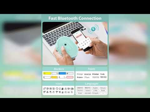 Review: Label Maker Machine with Tape, N12 Portable Bluetooth Label Printer, Wireless Mini Lab...