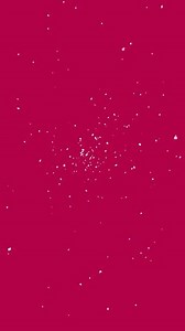 White particles floating on magenta background animation. Celebrating a vibrant holiday atmosphere
