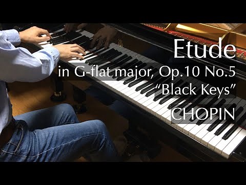 黒鍵のエチュード（ショパン）Chopin - Etude in G-flat major, Op.10 No.5 "Black Keys" - pianomaedaful