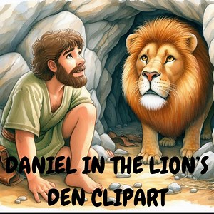 Daniel in the Lion's Den Clipart Bundle: Bible Story Art (digital Download) - Etsy