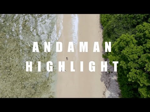 Highlight of Andaman's best beaches by drone in cinematic 4k