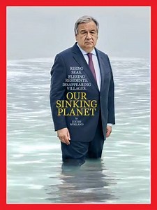 53K views · 472 reactions | United Nations Secretary-General António Guterres posed for a dramatic photograph on the cover of the new issue of TIME magazine, calling for urgent #ClimateAction  mag.time.com/BAz0Mfl : Christopher Gregory for TIME | UN Climate Change | Facebook