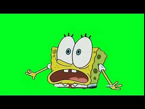SpongeBob Green Screen: Spongebob Shrieking