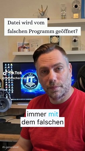 Dateien öffnen sich immer mit dem falschen Programm? 😄 Das kannst du unter Windows ganz einfach ändern 👍 👉 Per Rechtsklick → „Öffnen mit“ oder 👉 Über Einstellungen → Apps → Standard-Apps Spart auf Dauer echt Nerven 😅 #windows #pc #it #windows11 #techtipps