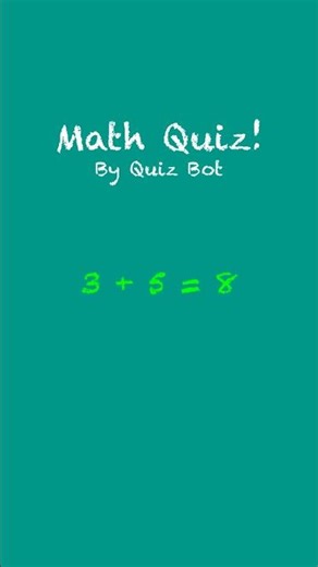Math Quiz | Addition & Subtraction | Fun Learning #Shorts