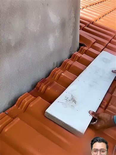 Solución simple para goteras con papel y concreto