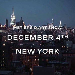 The Métiers d’art are coming to New York — the 2018/19 collection designed by Karl Lagerfeld and created with CHANEL's Métiers d’art will be unveiled at the Metropolitan Museum of Art on December 4th. See more on chanel.com/-NYC_MDA18-19 | CHANEL