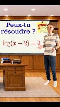 📝TAKE THE CHALLENGE: A LOGARITHMIC EQUATION TO SOLVE: A mathematical analysis exercise