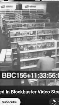 Paranormal Activity in a BlockBuster Store