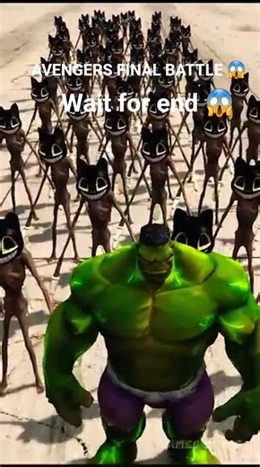 Robot Hulk And Avengers Fight Against Cat Siren Heads And And Immortal Hulk #shorts