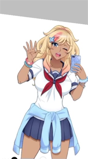 Musume Ronshaku ^^ // Estoy leyendo constantemente los comentarios y sus pedidos, los tengo anotados. Me gustó este también kakds PD: Todos los tipos de gyaru son preciosos, me encantan 💞 #musumeronshaku #yanderesimulator #fyp #redesign #gyaru