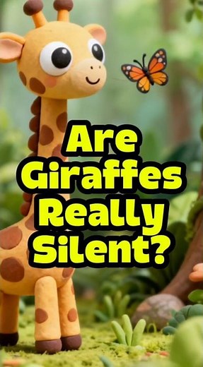 The Shocking Truth About Giraffe Sounds #giraffefacts #animalfacts #sciencefacts #education #shorts