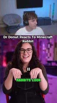 DD Reacts To Minecraft Rabbit!!
