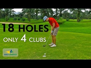 4 Club Golf Bag - What Golf Club to Use for Every Shot - 18 Holes 4 club challenge