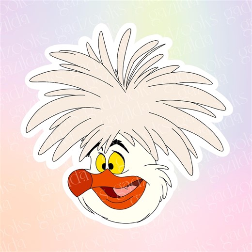 Little Mermaid Sticker, Scuttle Dinglehopper Hair, Hand-drawn Waterproof Vinyl Sticker - Etsy