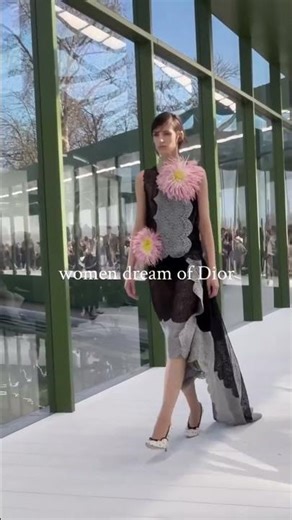 The Most Dreamy Dior Runway Ever? 🤍✨ #shorts