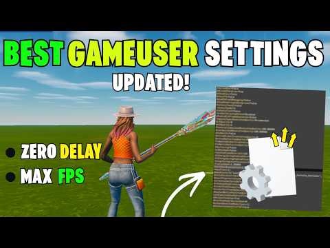 NEW Fortnite Chapter 7 BEST GameUserSettings 🔧 (0 Input Delay + MAX 360 FPS!)