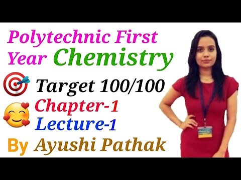Polytechnic first semester chemistry | Some Basic Concepts in Chemistry | Introduction