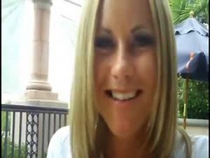 Random girl having a great belly stuffing