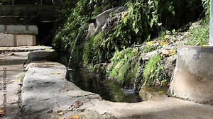 Fuente de el chorrador de Alcoy, España