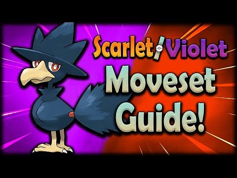 How to use Murkrow! Murkrow Moveset Guide! Pokemon Scarlet and Violet!
