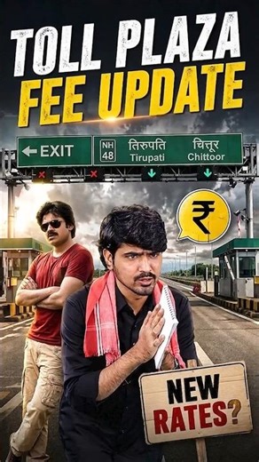 ఇలా చేస్తే Toll Charges కట్టాల్సిన అవసరం లేదు!🤔 #shorts #tollplaza