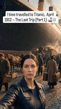 I time travelled to the Titanic, April 1912 - The Last Trip 🚢🧊 - PART 1 #Shorts #History