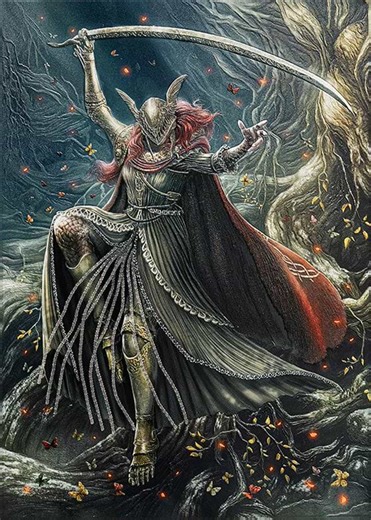 Malenia, Blade of Miquella metal poster - Limited Edition | Displate