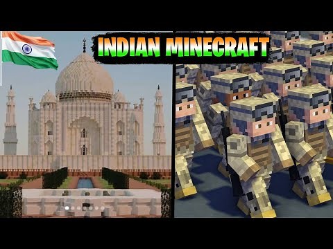I Transformed Minecraft PE into INDIAN Minecraft 🇮🇳 (Taj Mahal, Food, Mods & More!)