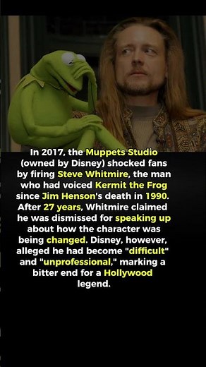 Why Disney Fired the Voice of Kermit the Frog After 27 Years 🤯🐸