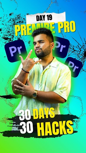 Adarsh Raut | Filmmaker & Editor on Instagram: "Day 19 of my 30 Days 30 Hacks 🎬 Today I’m showing you how to create the Multiple Frame + Shadow Effect used in Sajna by Yo Yo Honey Singh & Shael Oswal. A stunning effect to make your edits look cinematic! 🚀 Try it now, comment ‘SAJNA’ and follow me for more daily hacks! 🔥 Save this hack, comment ‘SAJNA’, and follow me for more trending Premiere Pro effects!” Hashtags: #premierepro #videoediting #sajnaeffect #videohacks #30days30hacks #editingti