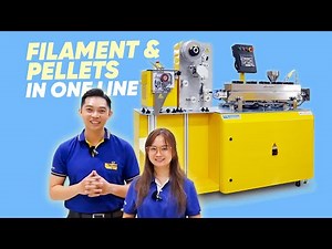 Labtech Combi Line for 3D Filament & Pelletizing: One Line, Two Processes