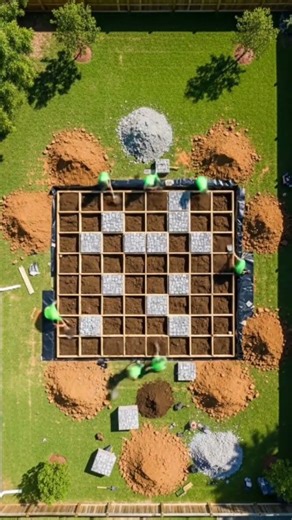 From dirt to real-life Minecraft block in seconds…” #viral #shorts #ai #construction