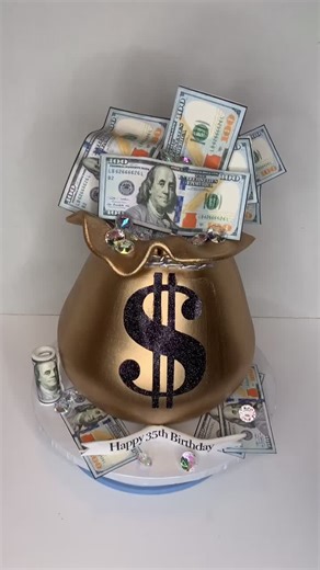 Money bag cake step by step | cake