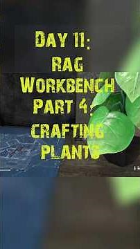 Day 11: How to Craft Plants with the RAG Workbench | DayZ Mods #dayz, #shorts