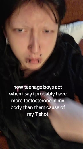 they get so upset about it dude?! ( normal total testosterone levels of an 18 year old cis man typically falls within the range of 270 to 1070 ng/dL, mine are around 600, so pretty high) #trans #trangender #lgbtq #fyp