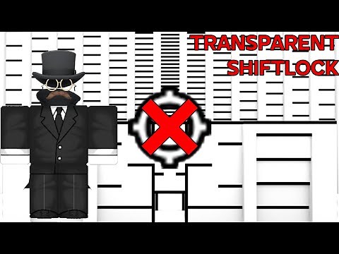 How to get a TRANSPARENT SHIFTLOCK | Roblox Tutorial